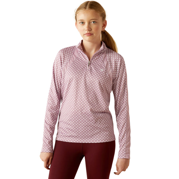 Ariat Sunstopper 3.0 Girls Baselayer - Lavender Mist